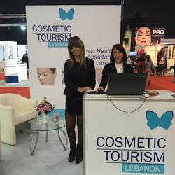 Cosmetic Tourism Lebanon Booth at Inshape Fair in Lebanon 